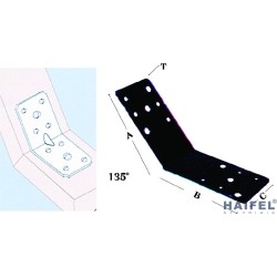 ΓΩΝΙΕΣ ΣΤΕΓΗΣ 13Χ13Χ70 135ο